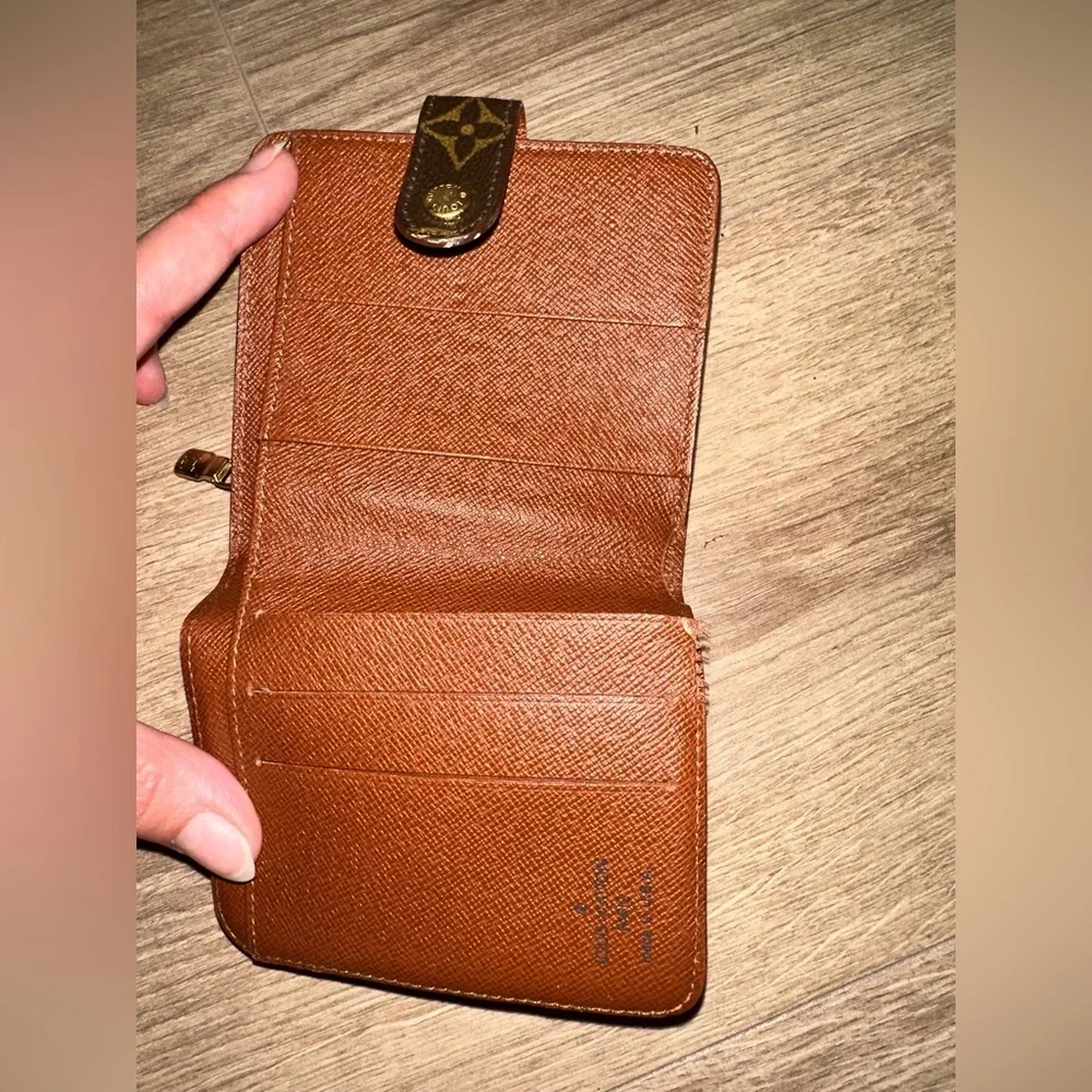Louis Vuitton Brown and Gold Monogram Wallet